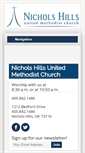 Mobile Screenshot of nicholshillsumc.org